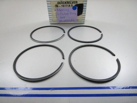 *NEW OEM* 0810 Mercury Quicksilver 4 Piston Ring Set 39-19721A6