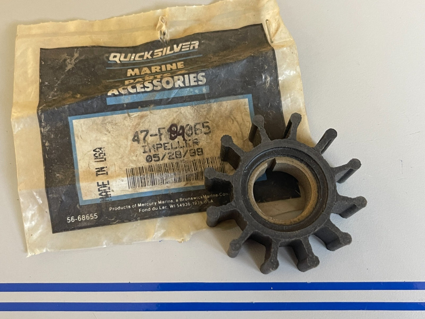 *NEW OEM* 0720 Mercury Quicksilver Impeller 47-F84065
