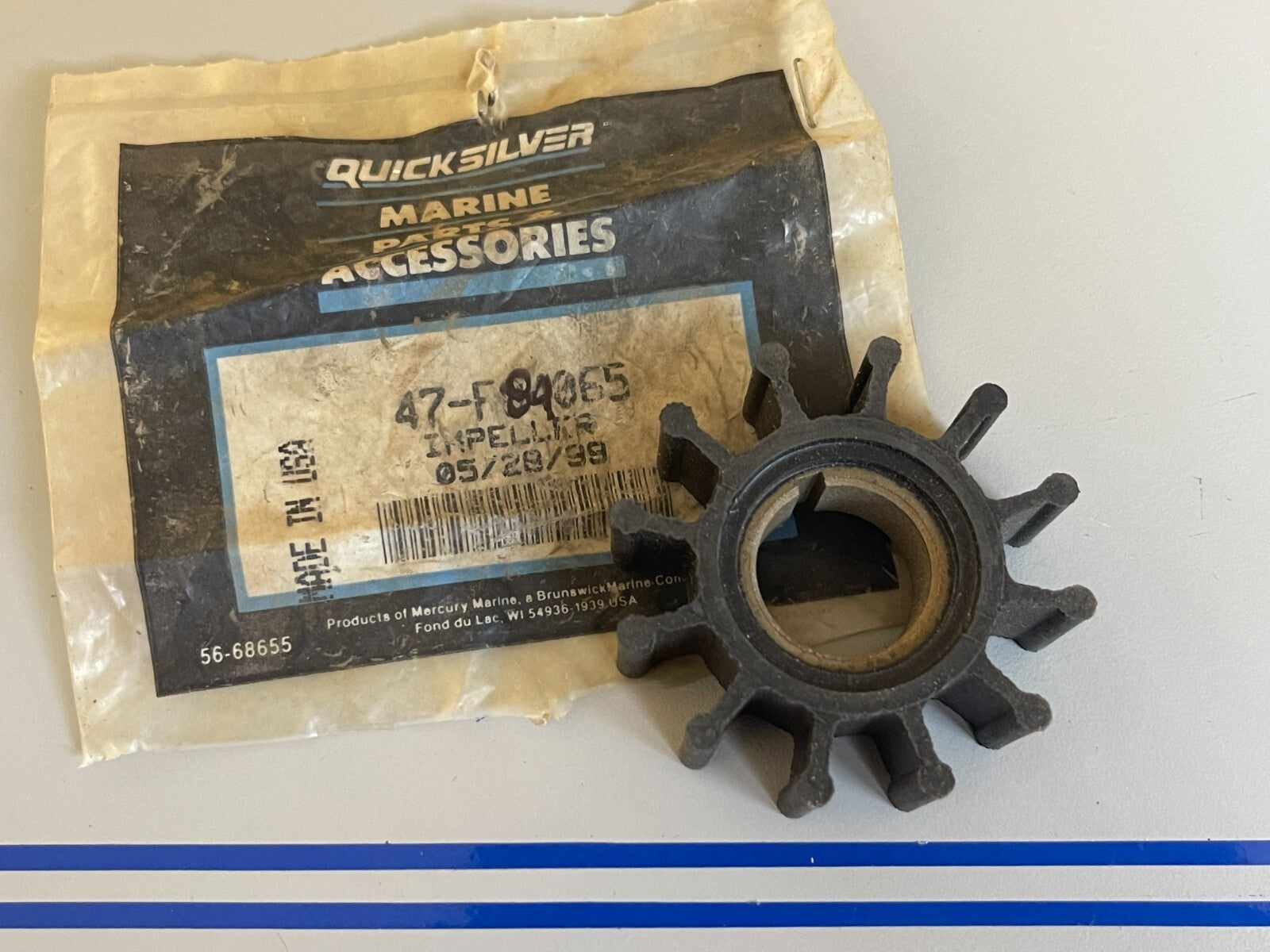 *NEW OEM* 0720 Mercury Quicksilver Impeller 47-F84065