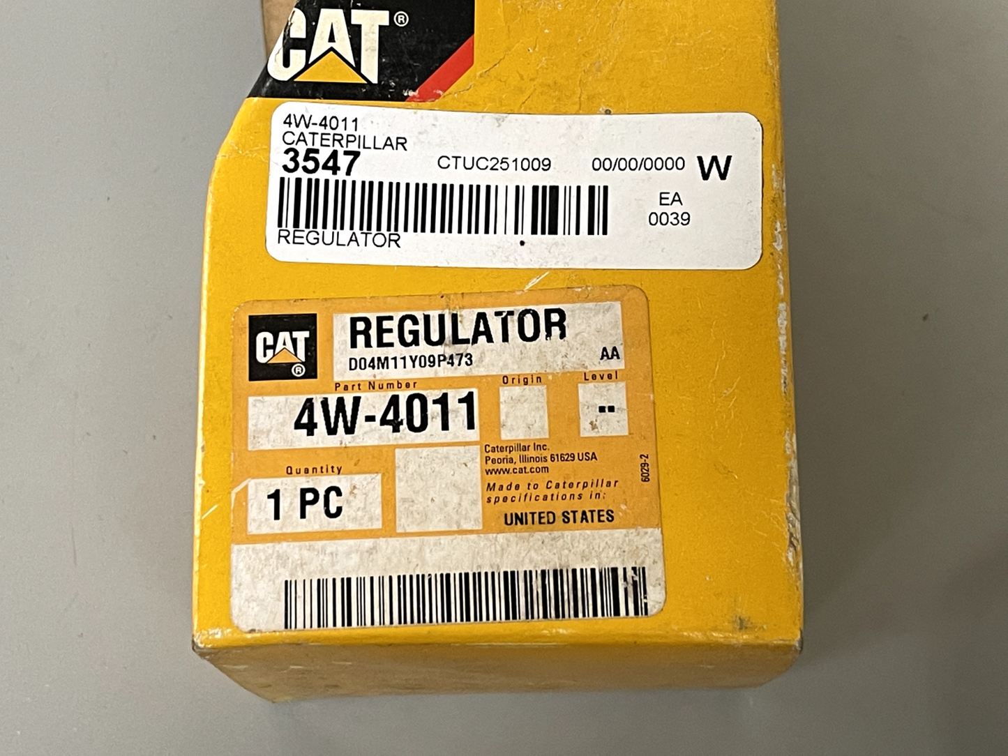 *NEW OEM* 0670 Caterpillar Thermostat Regulator 4W-4011