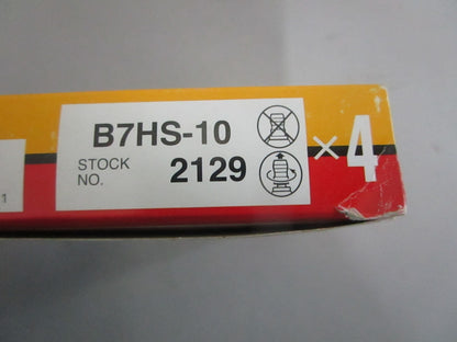 NEW OEM (LOT OF 4) B7HS-10 NGK Spark Plug 0820