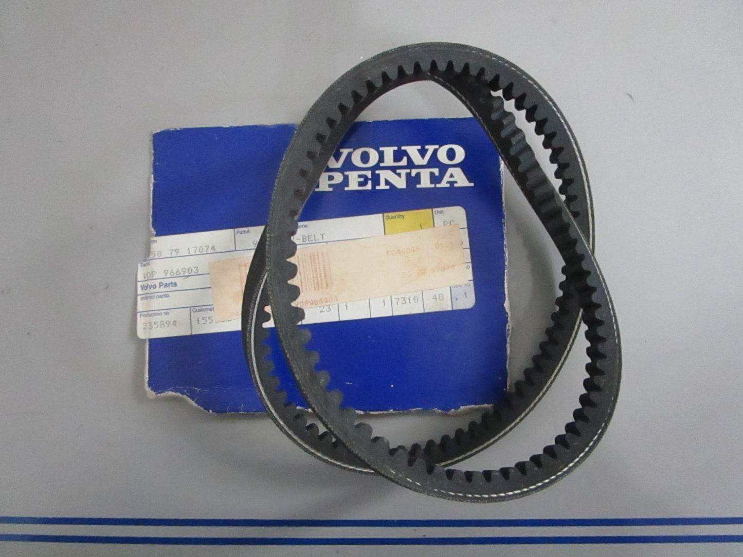 NEW OEM 966903 Volvo Penta V-Belt 0820