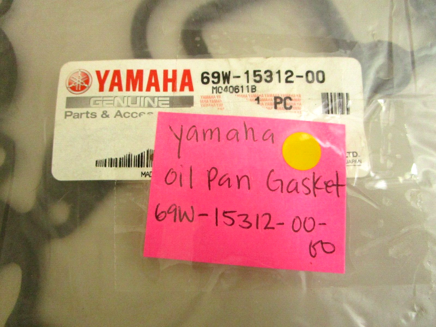 *NEW OEM* 0750 Yamaha  OIL PAN GASKET  69W-15312-002-00