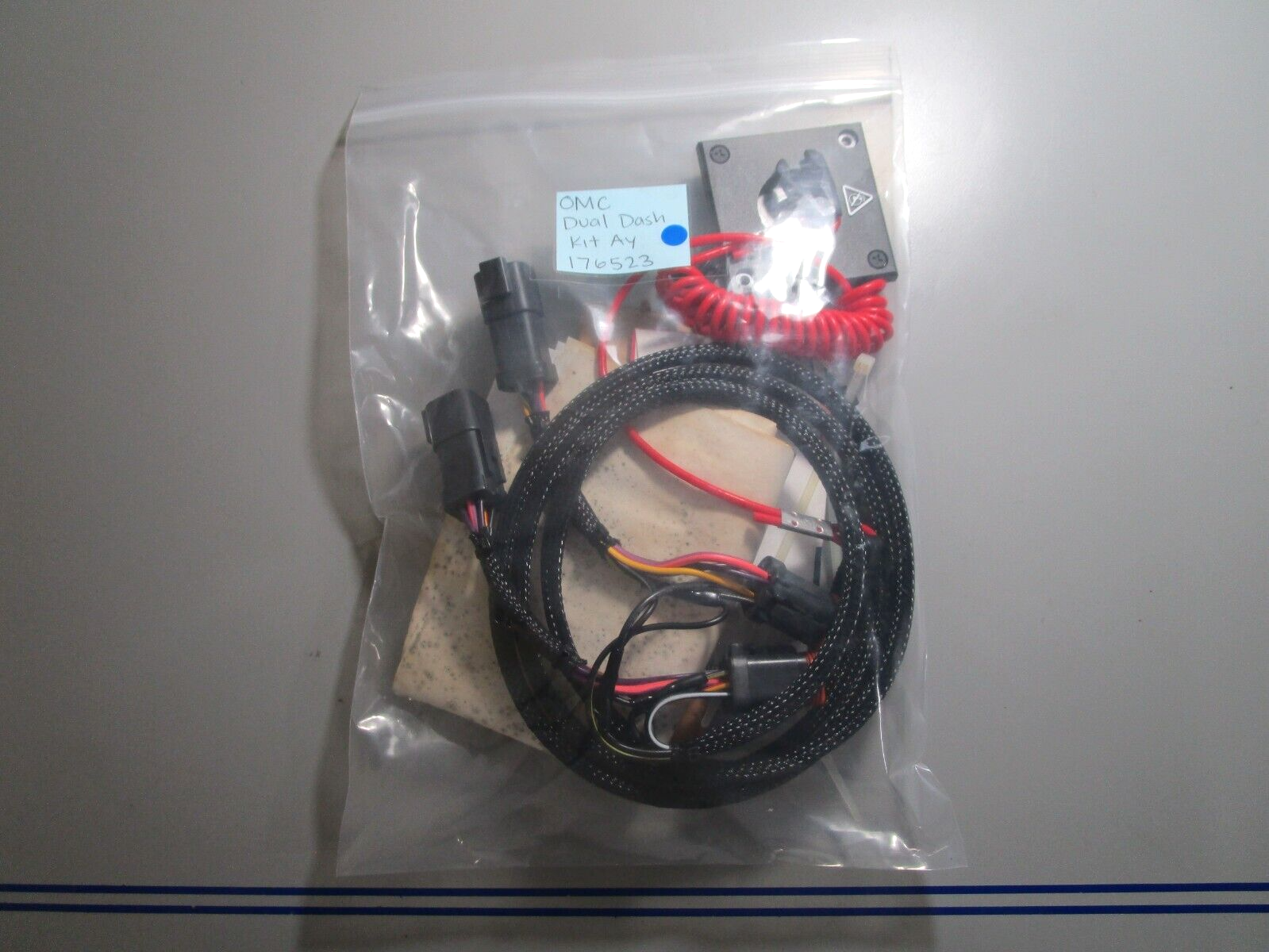 *NEW OEM* 0810 OMC Johnson Evinrude Dual Dash Kit Assembly 176523 0176523