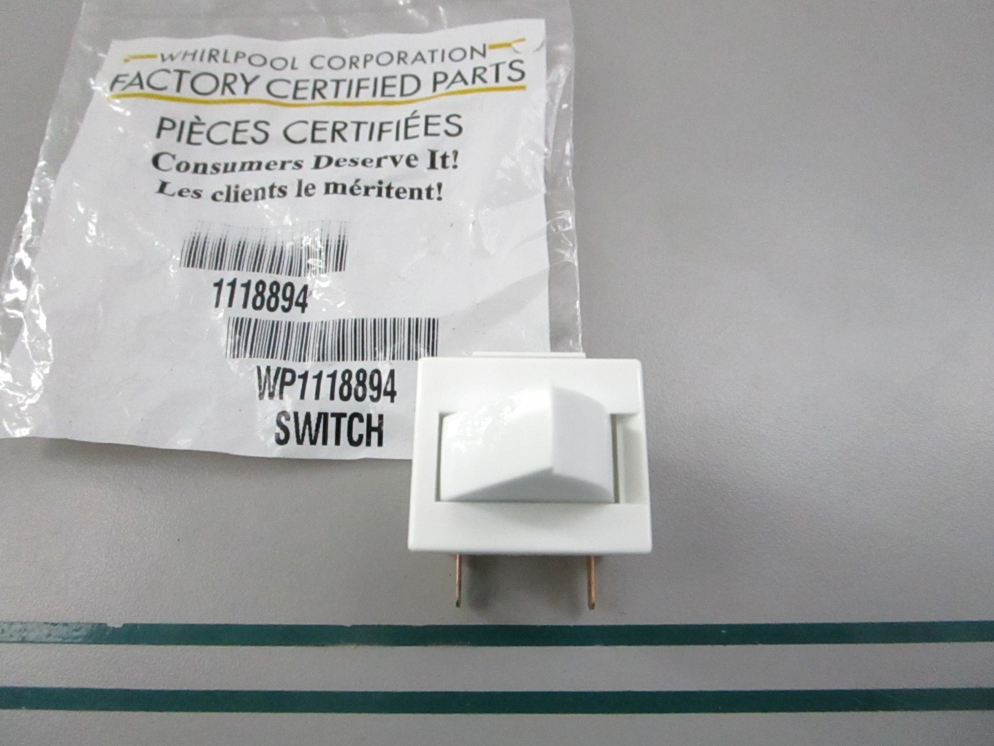 NEW OEM WP1118894 Whirlpool Switch 0810