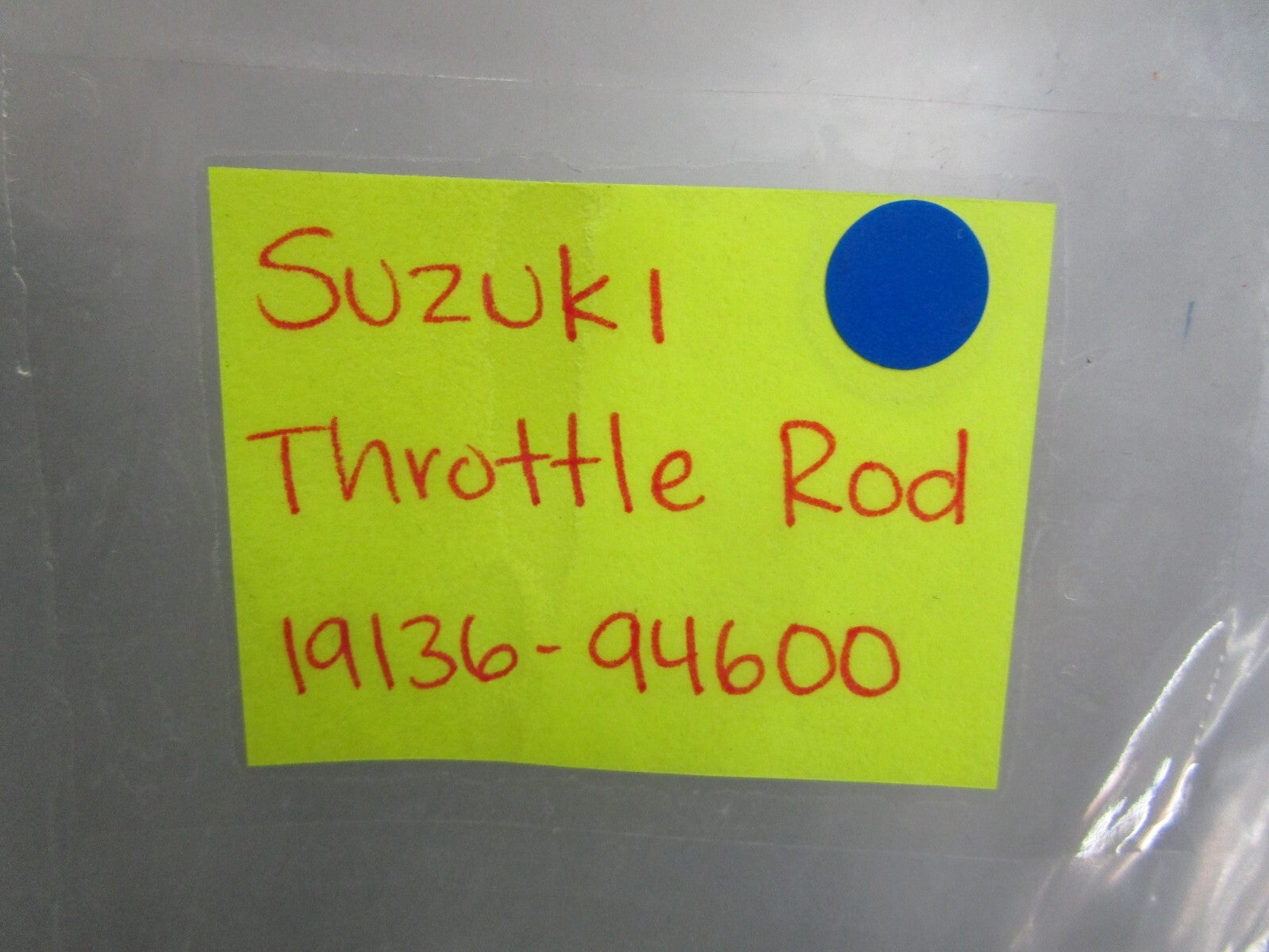 *NEW OEM* 0810 Suzuki Throttle Rod 19136-94600