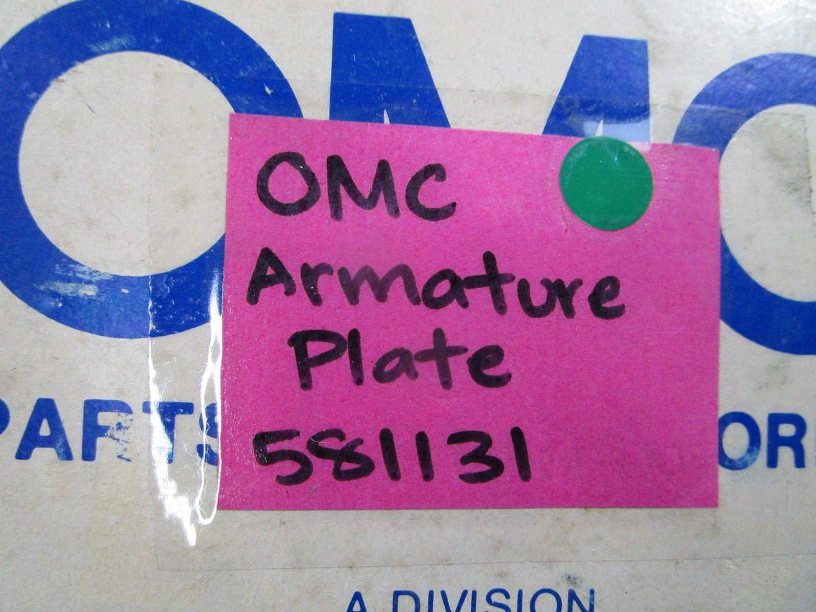 NEW OEM 581131 0581131 OMC Johnson Evinrude Armature Plate 0810