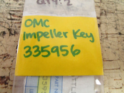 *NEW OEM* 0810 OMC Johnson Evinrude Impeller Key 335956 0335956