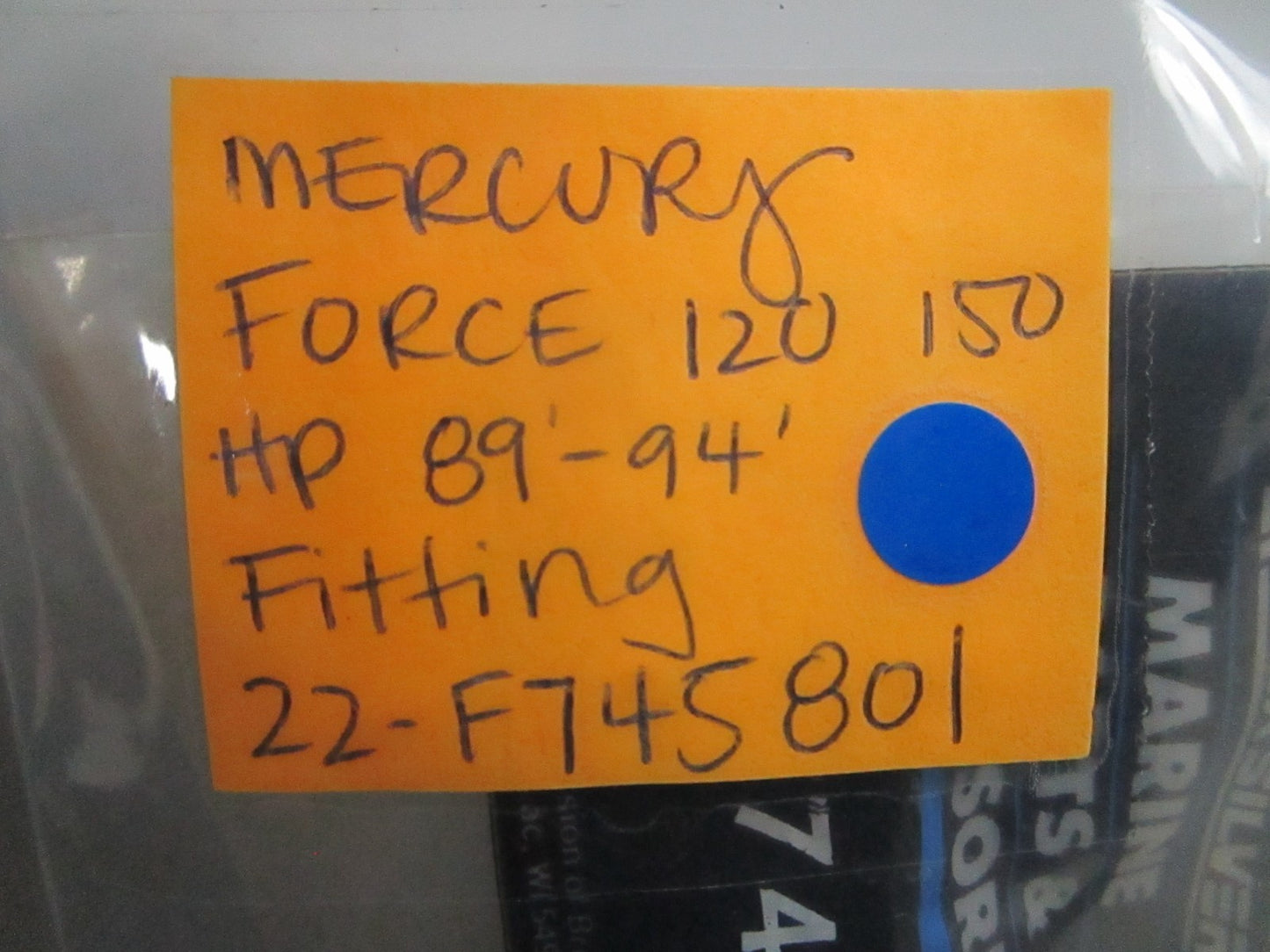 *NEW OEM* 0810 Mercury Force 120 150 HP 89'-94' Fitting 22-F745801