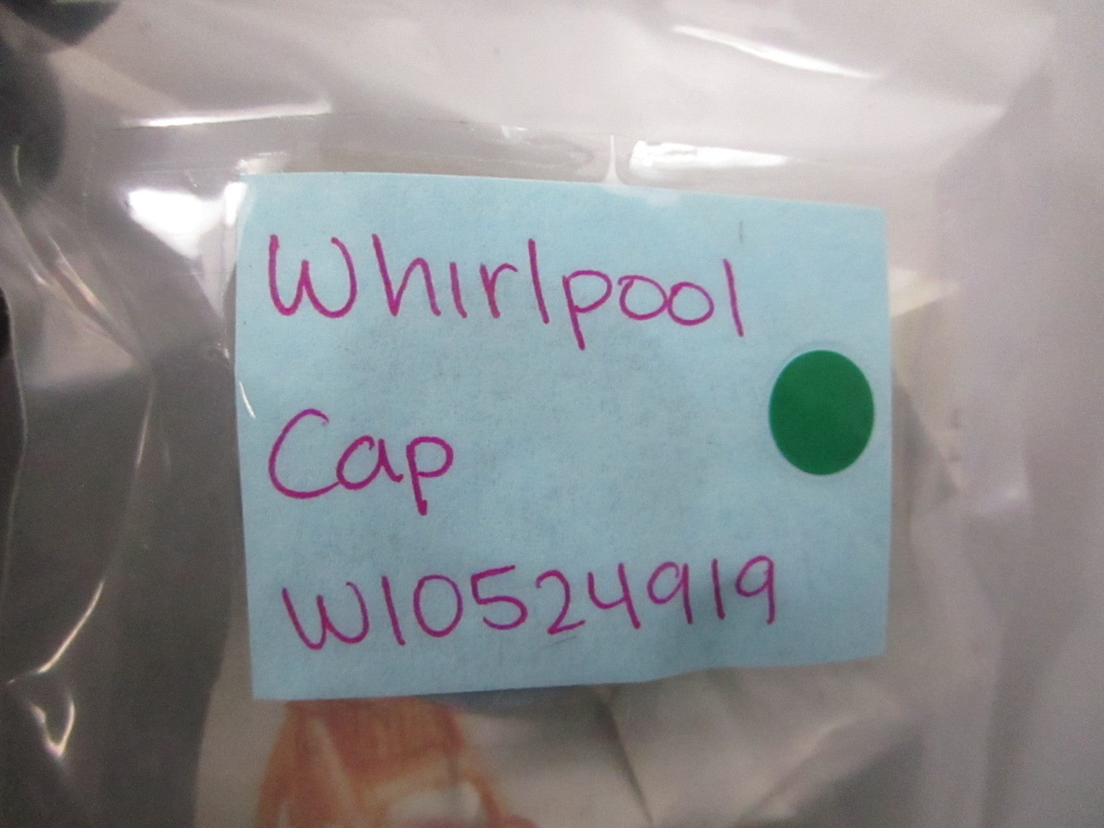NEW OEM W10524919 Whirlpool Cap 0810