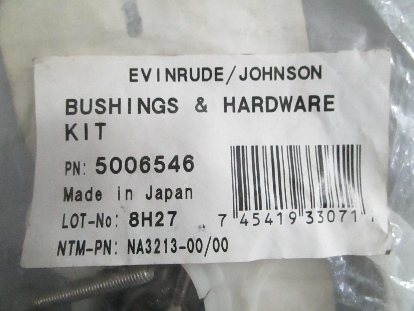 NEW OEM 5006546 OMC Johnson Evinrude Bushing & Hardware Kit 0820