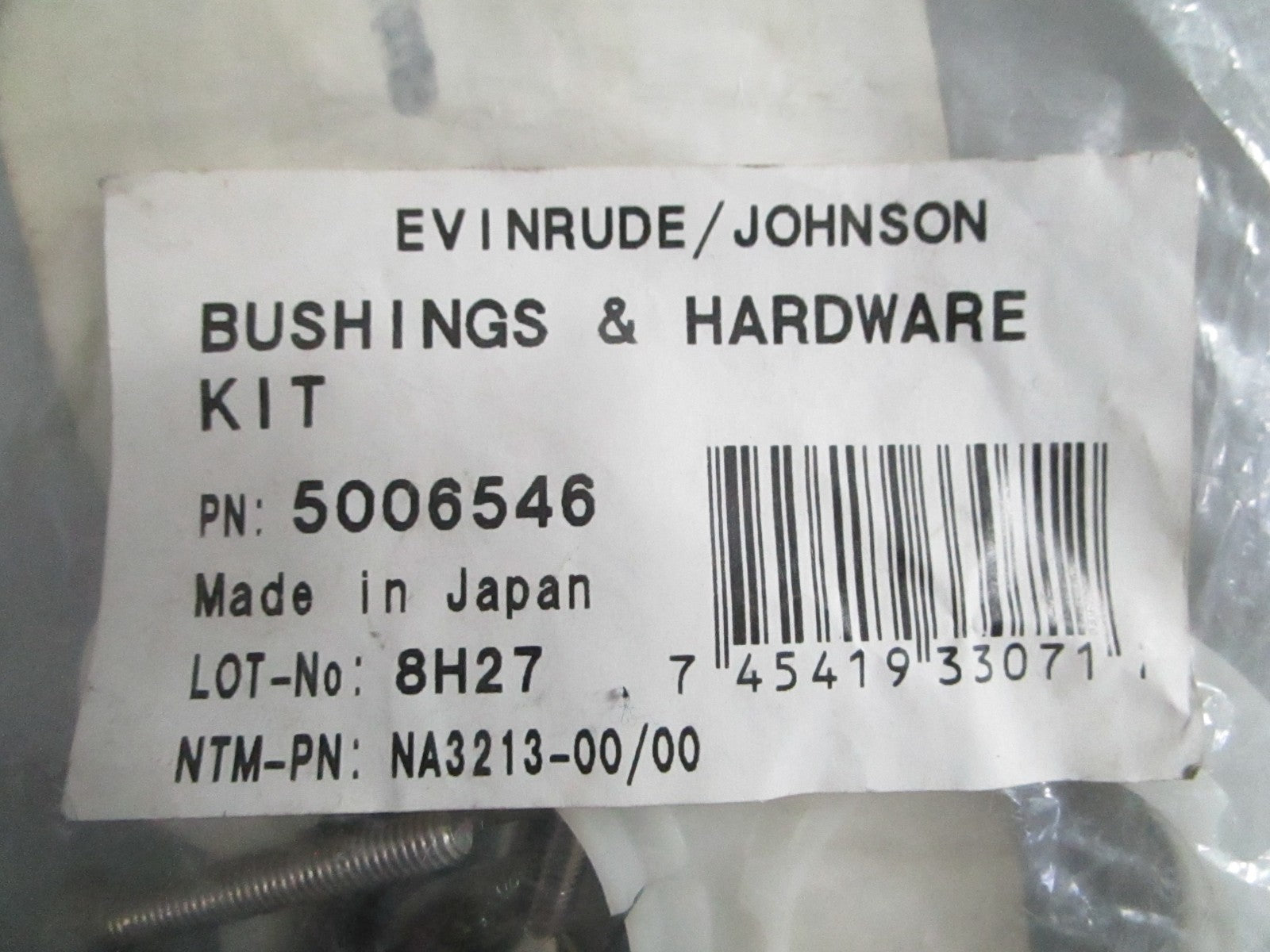 NEW OEM 5006546 OMC Johnson Evinrude Bushing & Hardware Kit 0820