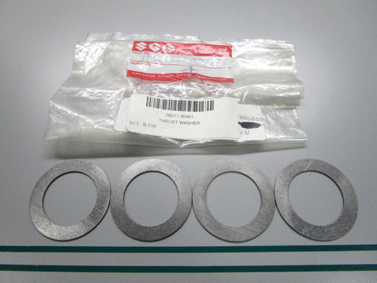 NEW OEM (LOT OF 4) 08211-30451 Suzuki Thrust Washer 0810
