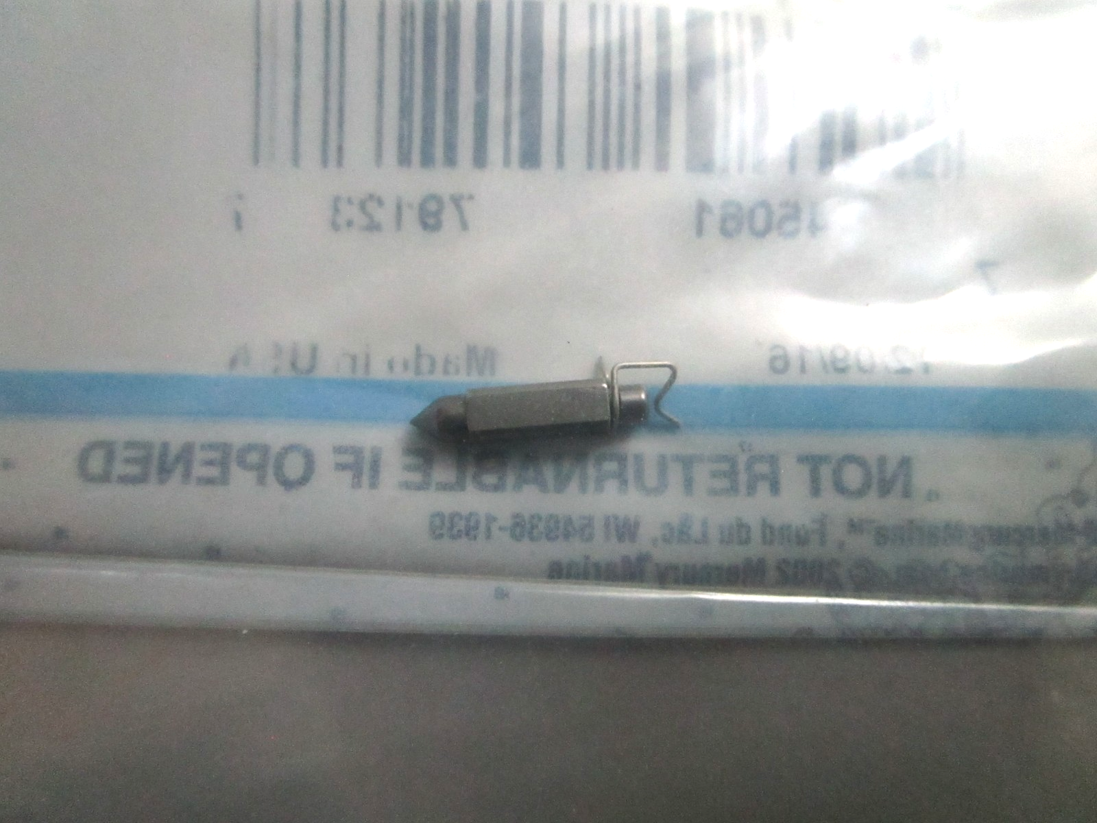 *NEW OEM* 0810 Mercury Quicksilver Inlet Valve 1395-879194011