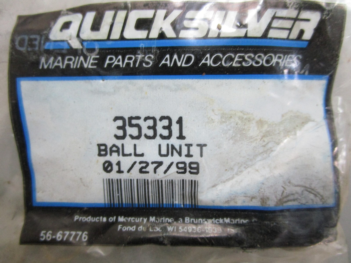 *NEW OEM* (LOT OF 2) 0810 Mercury Quicksilver Ball Nut 35331