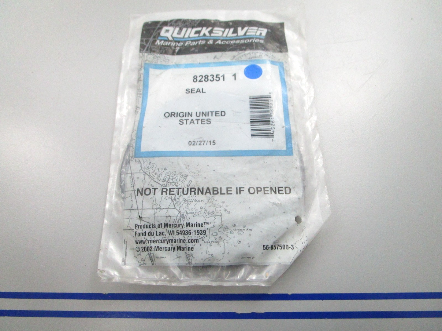 NEW OEM 828351 1 Mercury Quicksilver Seal 0810