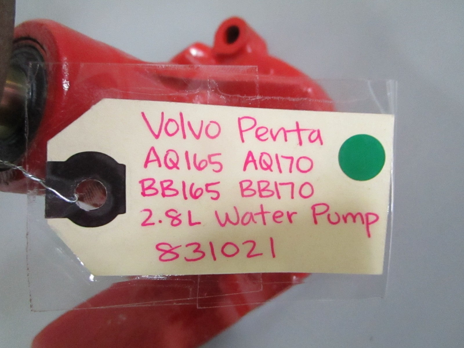 NEW OEM 831021 Volvo Penta AQ165 AQ170 BB165 BB170 2.8L Water Pump 0820