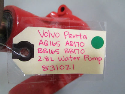 NEW OEM 831021 Volvo Penta AQ165 AQ170 BB165 BB170 2.8L Water Pump 0820