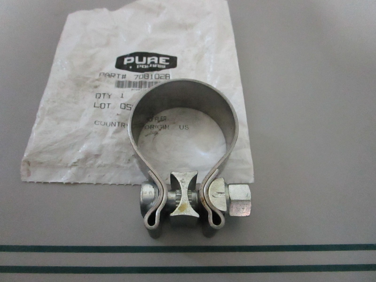 NEW OEM 7081028 Polaris Muffler Clamp 0810
