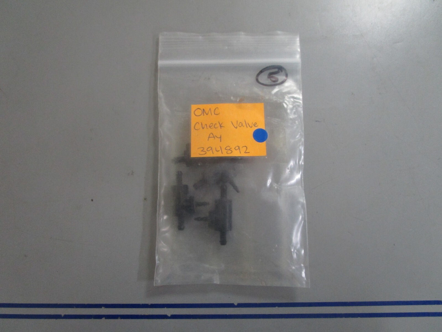 *NEW OEM* 0810 OMC Johnson Evinrude Check Valve Assembly 394892 0394892