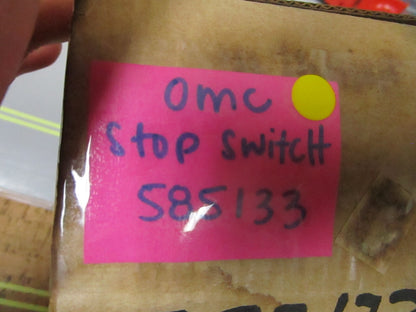 *NEW OEM* 0720 OMC Johnson Evinrude Stop Switch 585133 0585133