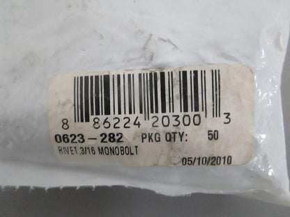 NEW OEM (LOT OF 50) 0623-282 Arctic Cat ³⁄₁₆ Monobolt Rivet 0820