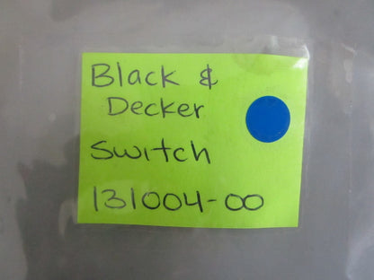 NEW OEM 131004-00 Black+Decker Switch 0820
