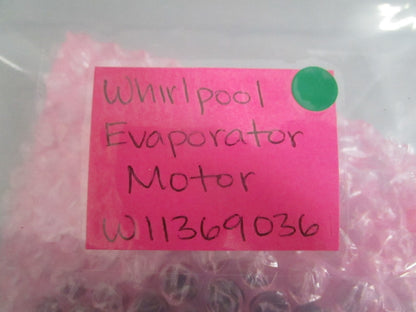 Whirlpool NEW OEM Refrigerator Evaporator Fan Motor W11369036 NOS Genuine 0820