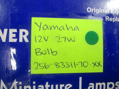 NEW OEM (LOT OF 9) 256-83311-70-XX Yamaha 12V 27W Bulb 0810
