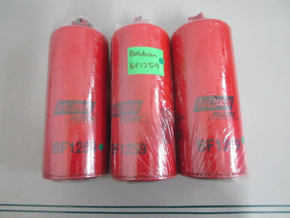 Baldwin NEW Fuel Water Separator BF1259 CAT Cummins LOT OF 3 FS1000 0820