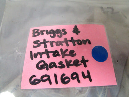 NEW OEM 691694 Briggs & Stratton Intake Gasket 0810