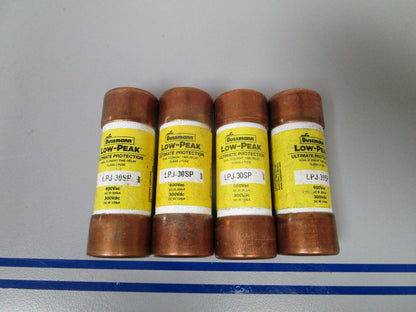 NEW OEM LPJ-30SP Bussman Low-Peak Dual Element Time Delay Class J Fuse (4) 0720