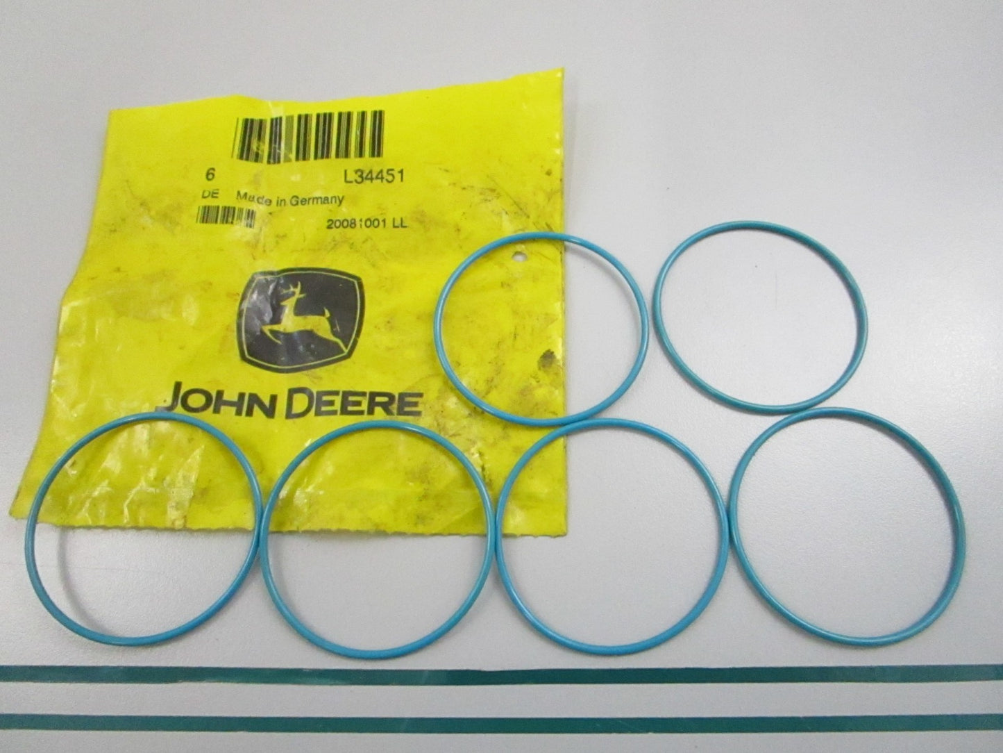 John Deere NEW OEM O-Ring L34451 6610 7200 7350 7450 7550 NOS (LOT OF 6) 0810