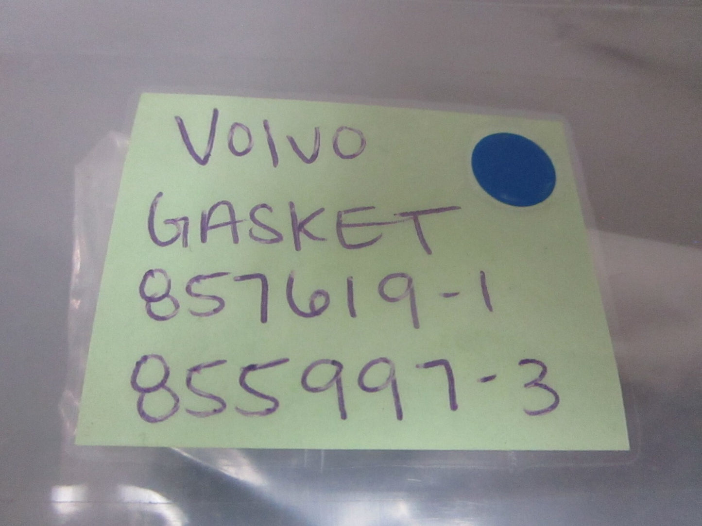 *NEW OEM* 0810 Volvo Penta Gasket 857619-1 855997-3