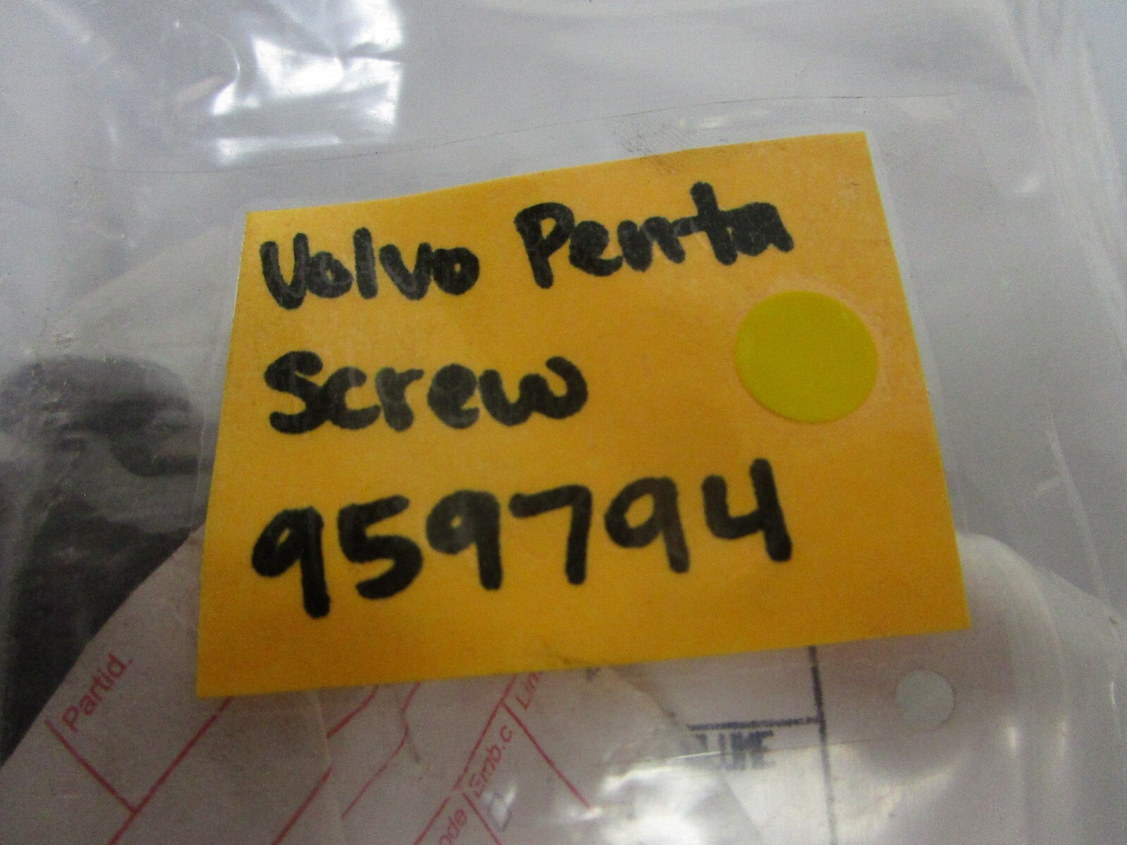 *NEW OEM* 0810 Volvo Penta Screw 959794