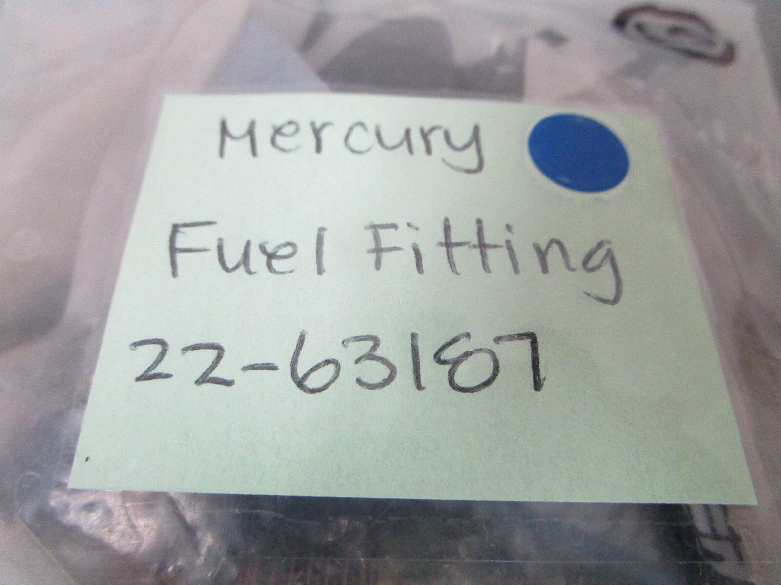 *NEW OEM* (LOT OF 2) 0810 Mercury Quicksilver Fuel Fitting 22-63187