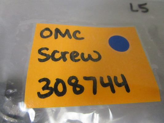 *NEW OEM* (LOT OF 5) 0770 OMC Johnson Evinrude Screw 308744 0308744