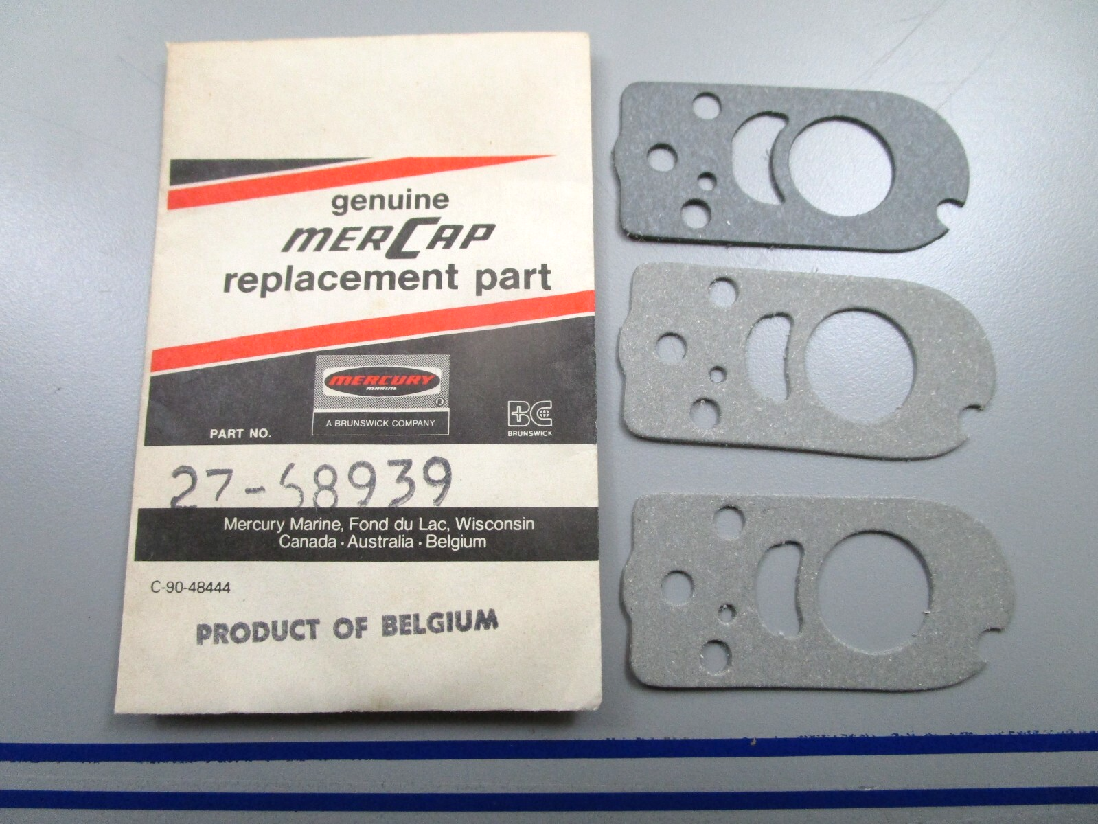 *NEW OEM* (LOT OF 3) 0810 Mercury Quicksilver Gasket 27-68939