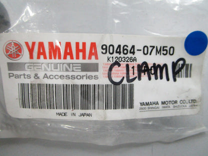 NEW OEM 90464-07M50 Yamaha Clamp 0810