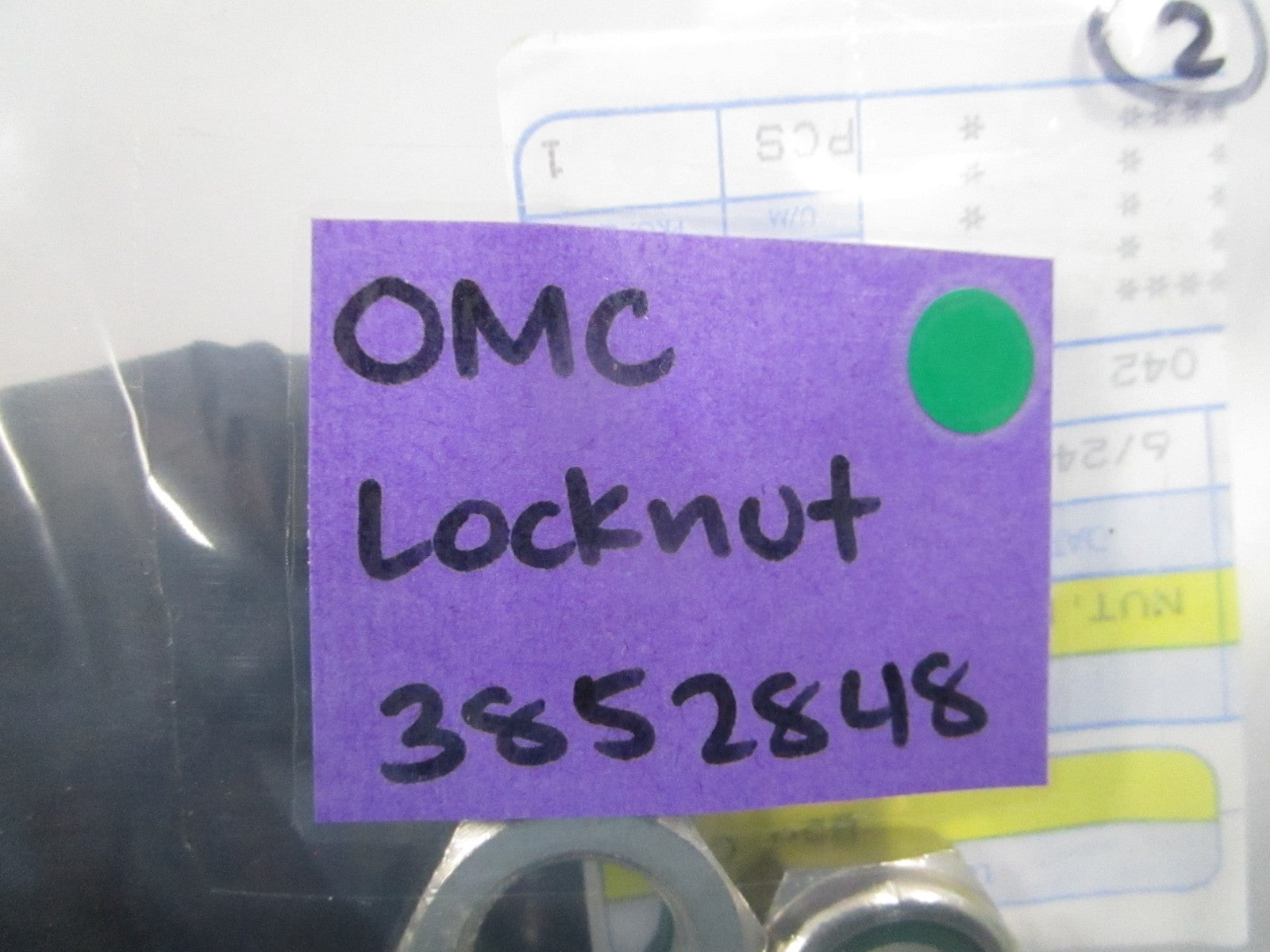 NEW OEM 3852848 OMC Johnson Evinrude Locknut 0810