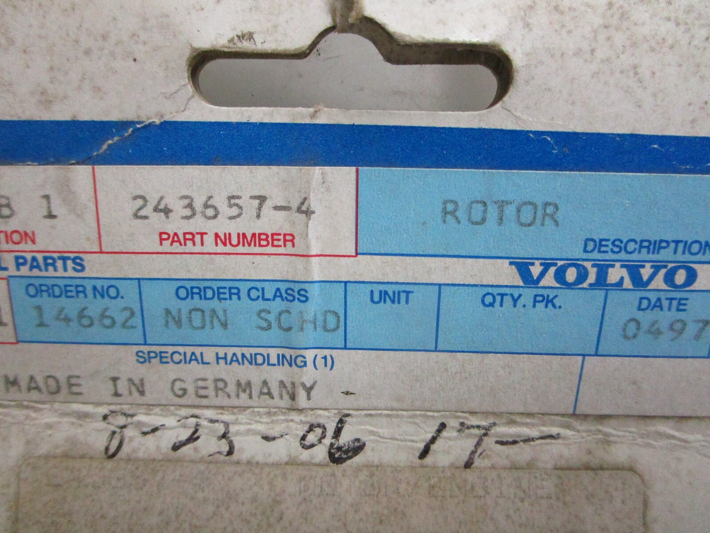 *NEW OEM* (LOT OF 2) 0810 Volvo Penta Rotor 243657