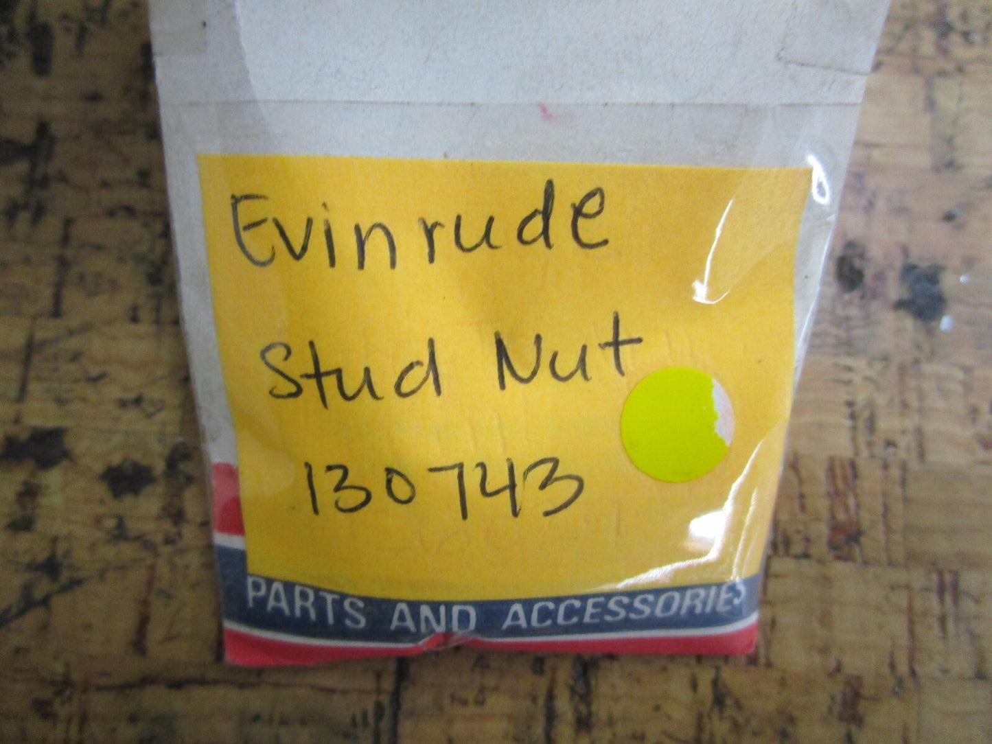*NEW OEM* 0810 OMC Johnson Evinrude Stud Nut 130743 0130743