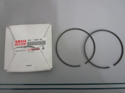 NEW OEM 60V-11604-00-00 Yamaha 2 Piston Ring Set 0820