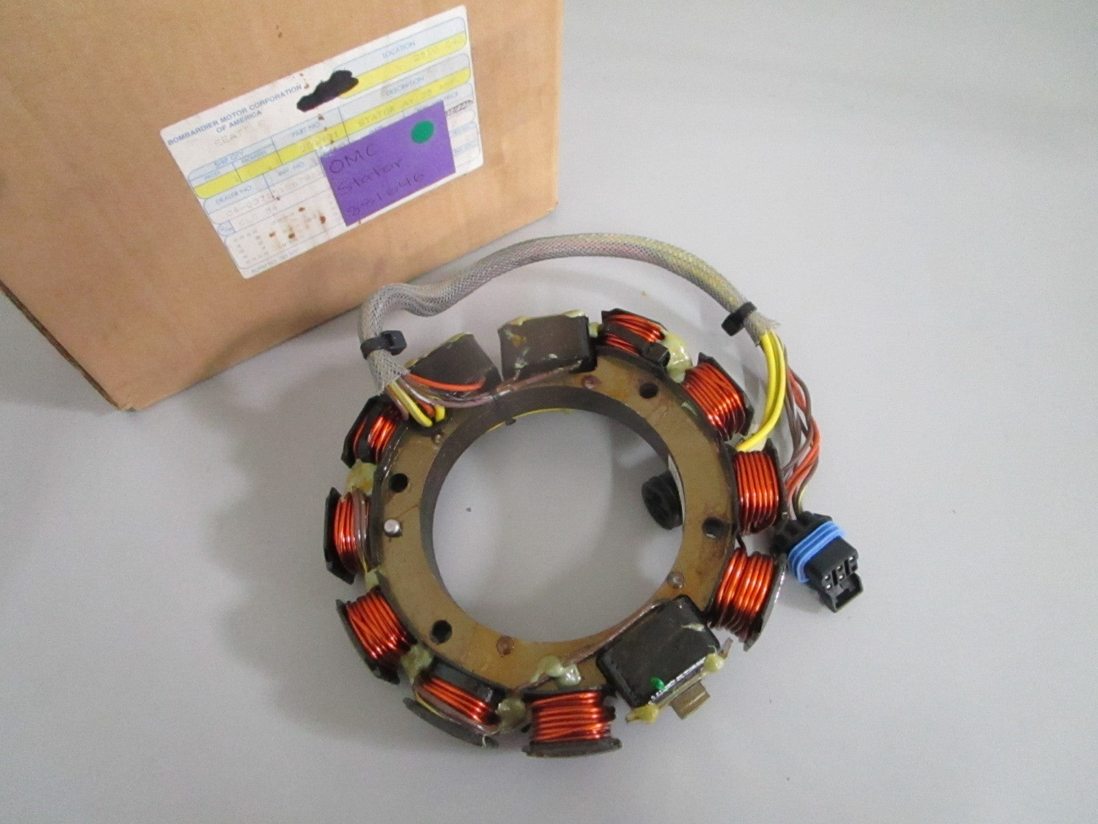 NEW OEM 581646 0581646 OMC Johnson Evinrude Stator 0820