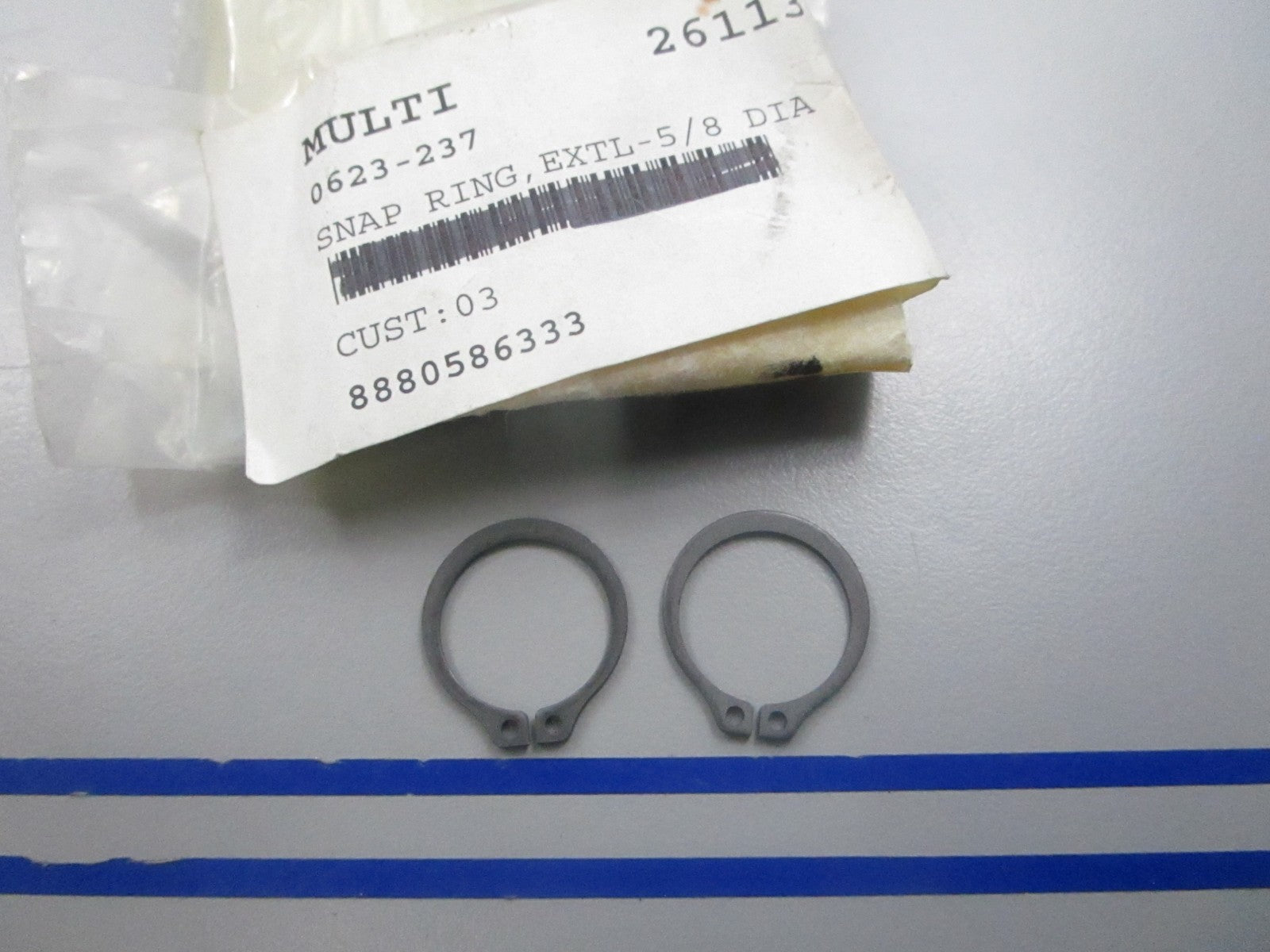 NEW OEM (LOT OF 2) 0623-237 Arctic Cat Snap Ring 0810