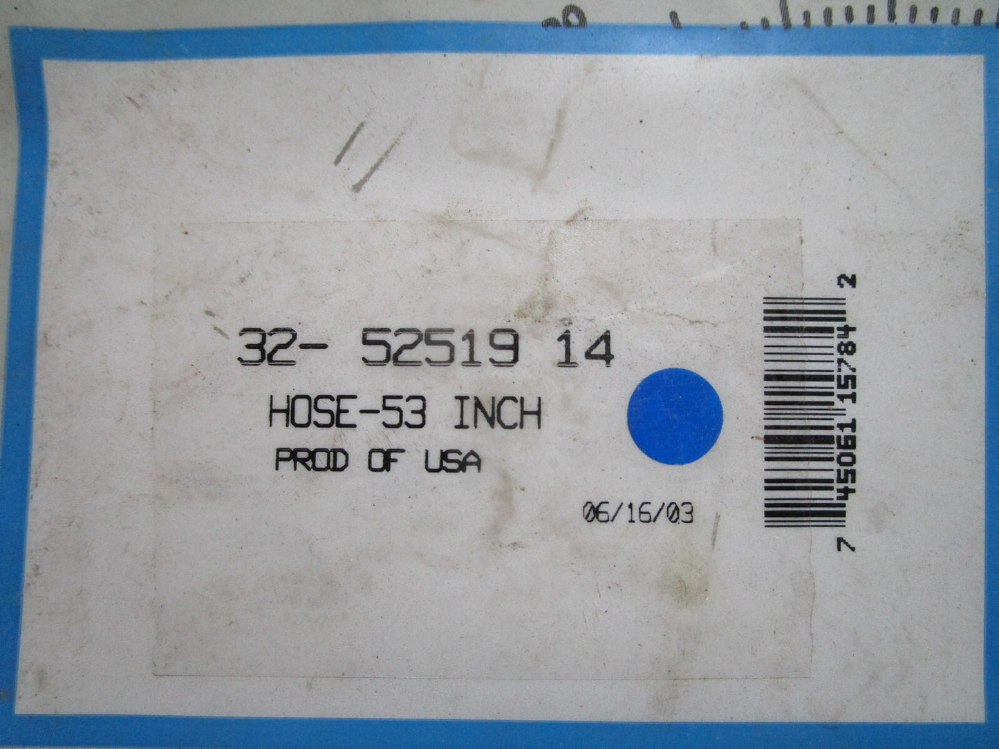 *NEW OEM* 0810 Mercury Quicksilver 53 Inch Hose 32-52519-14