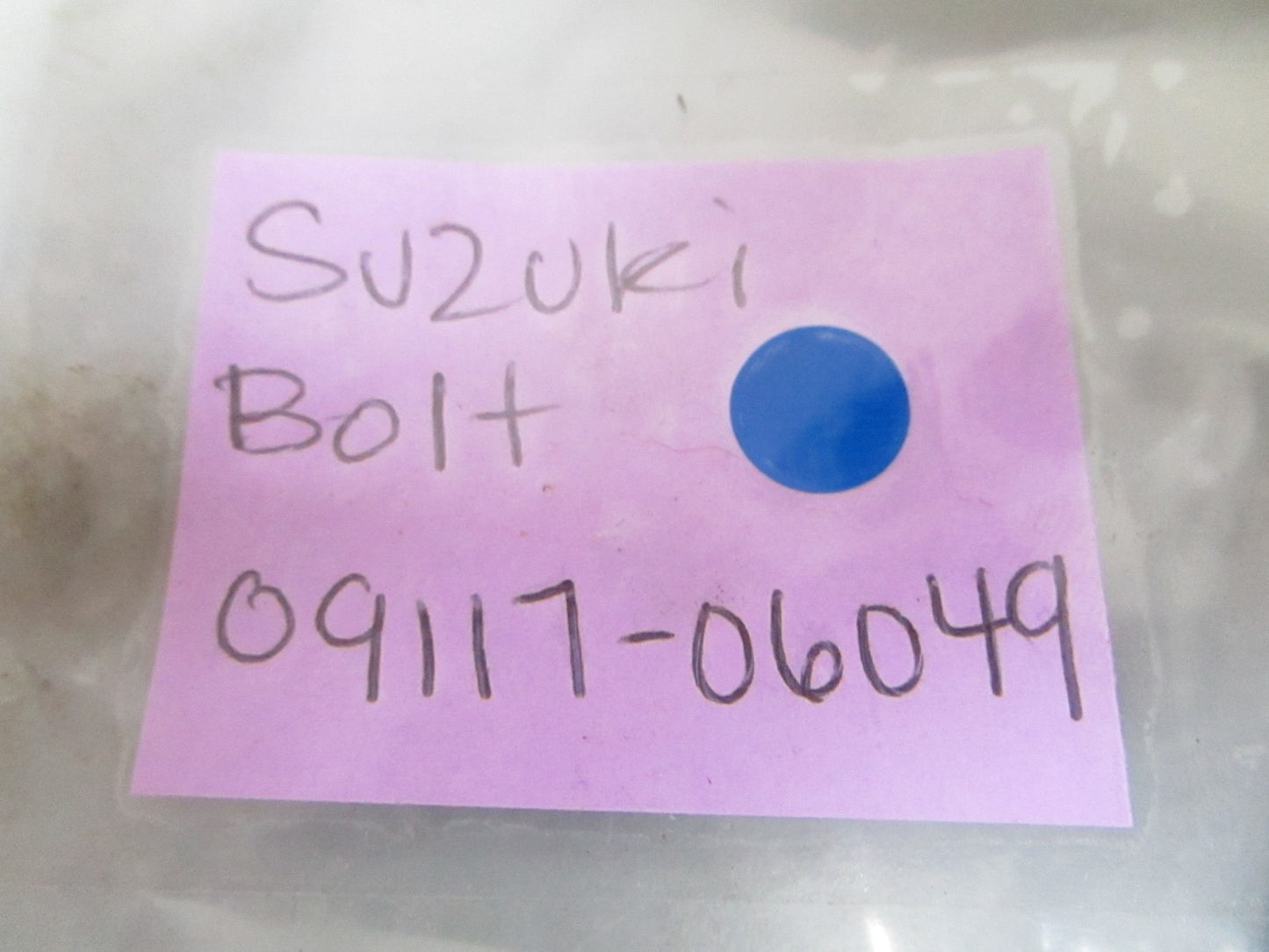 NEW OEM 09117-06049 Suzuki Bolt 0810