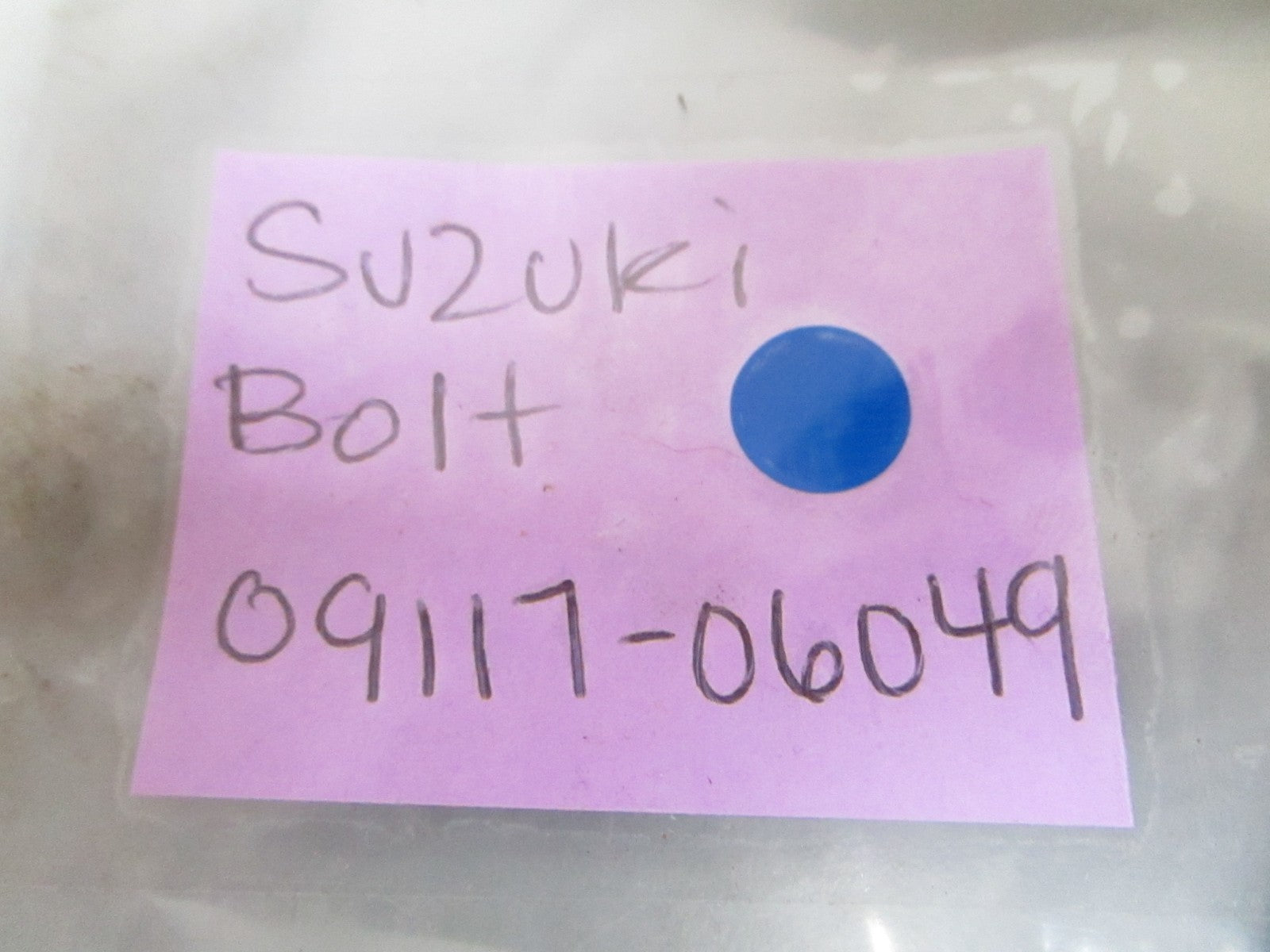 NEW OEM 09117-06049 Suzuki Bolt 0810
