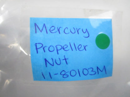 NEW OEM (LOT OF 2) 11-80103M Mercury Quicksilver Propeller Nut 0810