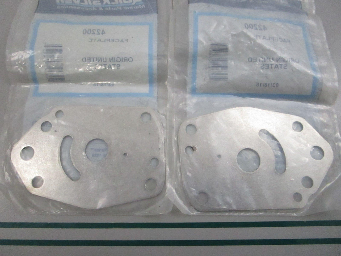 NEW OEM (LOT OF 2) 42200 Mercury Quicksilver Faceplate 0810